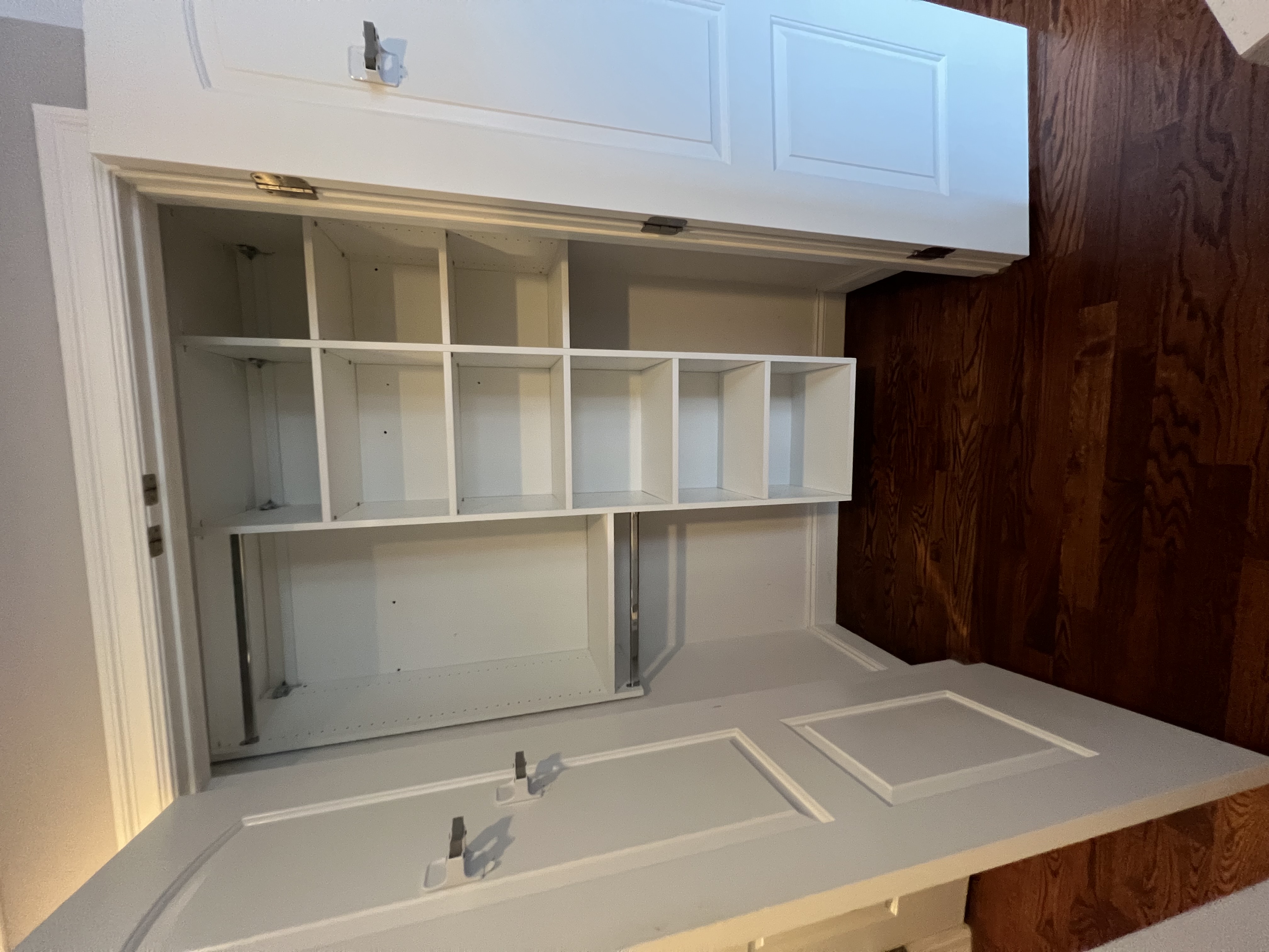 Reach-In custom closet project by Captain Chris's Closets on Long Island