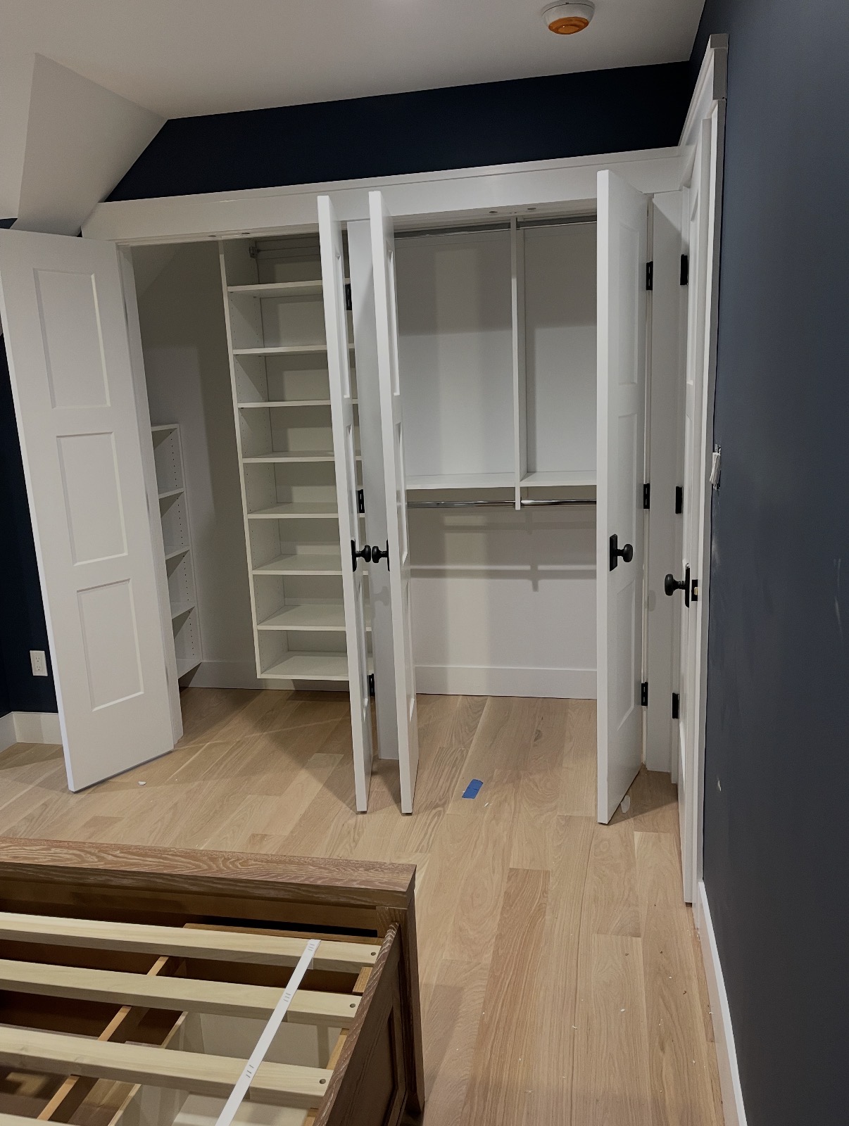 Reach-In custom closet project by Captain Chris's Closets on Long Island