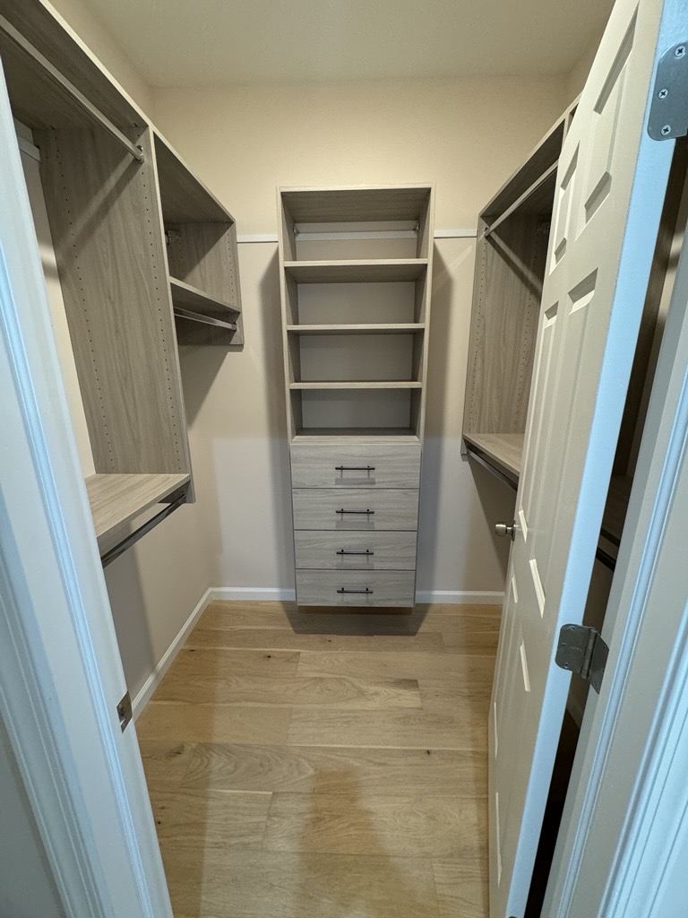 Built-in reach-in closet Long Island