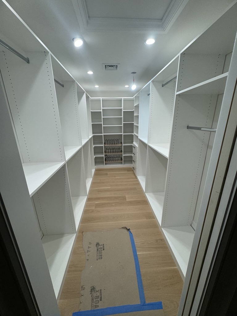 Small walk-in closet Long Island